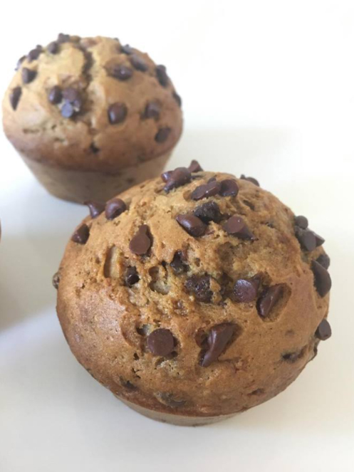 Muffins banane chocolat